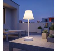 LED Lampe de Table sans Fil Portable Tactile Variateur 32 CM IP44 Blanc 4000 K