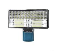 LED Lampe de travail 8 pouces avec 84 LED | Phare de travail sans fil sans fil compatible avec bosch, 2 niveaux de luminosité, boîtier ABS robuste