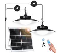 LED Lampe solaire à suspendre Lampes solaires pour extérieur intérieur Détecteur de mouvement LED Lampe solaire à suspendre Lampes solaires à suspendre pour pavillons Garage Entrepôts