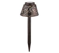 LED lampe solaire chemin de jardin lampe de table enfichable éclairage de patio cour piquet de terre cuivre Globo 33002