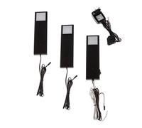 Lindby LED Lampes sous meuble Amaryll (Moderne) en Noir e. a. pour Cuisine (à 3 lampes,), Lampe