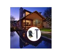 vidaXL Guirlande lumineuse solaire 200 LED