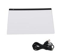 LED Light Box A2, Adjustable 3 Level Brightness, Eye Protection Drawing Copy Board for Sketch Tracing