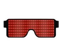 LED Light Up Shades Lunettes de soleil clignotant Blink Glow Lunettes Rave Party G