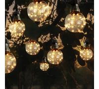 LED lumières chaîne ampoule look patio décoration lumière jardin lumière balcon lampe boules clair