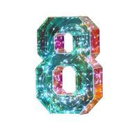 LED Marquee Letter Lights Light Up Letters Glitter Alphabet Letter Sign Batterie alimentée pour fête d'anniversaire Filles de mariage Cadeaux Home Bar Décoration de Noël avec USB