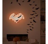 LED miroir néon robe chat Miroir/coeur lumineux/chauve - souris/papillon forme néon logo moderne fille salle de bain salon mur Art Déco cadeau