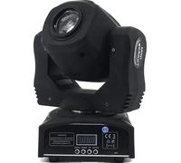 LED Moving Head Light, contrôle DMX, 7 effets de couleur, 1 LED Spot 60W, EU Plug