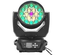 LED Moving Head Light, faisceau RGBWA UV, Wasch Zoom, 19x15W Beam Wash, prise EU