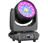 LED Moving Head Light, haute luminosité 15W RGBW, fonction zoom flexible, 1STK, Eu Stecker