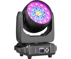 LED Moving Head Light, haute luminosité 15W RGBW, fonction zoom flexible, 1STK, Eu Stecker