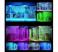 Led mur d'eau Bar étagère colonne d'eau comptoir étagères cloison éclairée