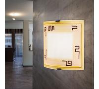 Applique murale cuisine plafonnier éclairage en verre dans un ensemble comprenant des ampoules LED