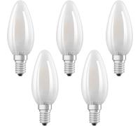 LED N/A OSRAM HOMELIGHTING 4058075090682 4.2 W = 40 W blanc chaud (Ø x L) 35 mm x 100 mm 5 pc(s)