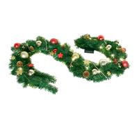 LED Noël sapin guirlande décoration couloir lumières chaîne porte arc cône boules