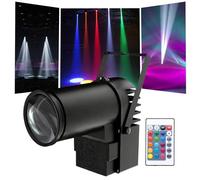 Led Pinspot Lumière, 15w Projecteur Boule A Facette, 3 En 1 Rgb Projecteurs Pin Spot, Pinspot Lumière Mirror Balls Pour Fêtes Bar Mariages Dance Halls Dj Stage, Compatible Avec La Télécommande