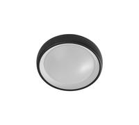 LED Plafonnier extérieur Niniel (Moderne) en Noir (1 lampe,à), Luminaire d’extérieur pour le jardin la terrasse balcon & maison plafonnier