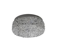 LED Plafonnier Felias (Moderne) en Argent e. a. pour Chambre à coucher (1 lampe,à), Eclairage Lampe Luminaire Plafond Eclerage
