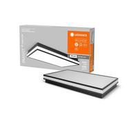 LEDVANCE ORBIS MAGNET SMART+ Wi-Fi 60x30cm, plafonnier LED à gradation pour l'intérieur, 42W, température de couleur 3000-6500K, 4200 lumen, lampe design avec cadre magnétique innovant, noir