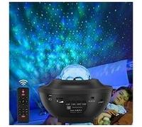 Led projecteur étoile, galaxy nova projecteur lampe de rotatif nuage, veilleuses télécommandées, lecteur musique à couleurs changeantes avec bluetooth G