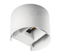 LED REKA luminaire de façade blanc haut et bas 7W 510lm 4000K Neutre IP54 Kanlux