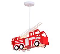 LED RVB Pompiers De Voiture Plafond Pendule Lampe Suspendue Luminaire Éclairage Changeur De Couleur Télécommande DIMMABLE
