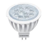 LED SAMSUNG MR16 GU5.3 2700°K 12V E WATAGE 5W W= 35W (V) AC/DC12V Flux (Lumen) 310 40° angle, non dimm