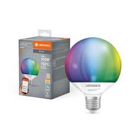 LEDVANCE Lampe LED SMART+ WiFi Globe G95 14W E27 – Multicouleur RGB gradable Alexa/Google