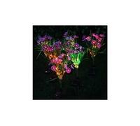 Led solaire extérieur étanche lumières jardin cour pelouse paysage marguerite lampe 2 pc