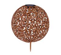 LED solaire extérieur lumière chemin de jardin éclairage boule prise lampe décor poinçonnages