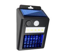 LED Solaire Insectes Lampe Anti Moustique, Portable Répulsif étanche UV Lampe Anti Moustique Killer Lampes pour Extérieur sans Fil Lampe Moustique pour Chambre Jardin Camping (1 Pack)
