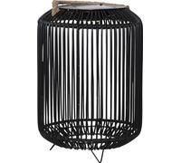 LED Solar Lampe Sunlight - avec panneau solaire - LED blanc chaud - H : 48cm, D : 34cm - debout - noir