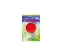 LED Sphérique B22d 45x70 Rouge pour Guirlande