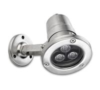Led Spot 5W Aqua, acier inoxydable et verre