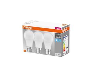LED STANDARD RAD B22 9W FROID BOITE X3 OSRAM - 4058075429765