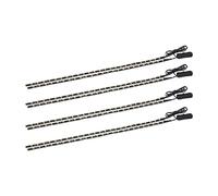 LED Strip Bar USB 2x bande lumineuse éclairage d'escalier TV rétroéclairage, plastique, noir, lot de 4