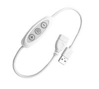 LED Strip Dimmer - 3 Button Lamp Brightness Controller with 8 Level Adjustment, Neon Sign Dimmer for LED Light Strips | Adjustable Lighting Control for Home Living Room Bedroom Dorm Apartment Study