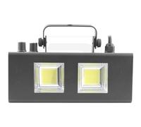 BoomToneDJ BoomTone DJ LED Strobe 2x20W Noir - Stroboscope à LED puissant effets de lumière époustouflant - Jeux de lumière soirée - Strobe DJ - Détection musicale - Flash intense - Eclairage Disco.