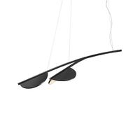 Flos Almendra Organic Short S2 Pendelleuchte, anthracite