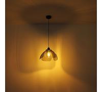LED Suspensions Couvrir Éclairage/Lampe de Salon Glaschirm Forme Fleur Fumée