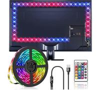 LED TV 2 mètre ruban bande LED USB avec télécommande rétroéclairage multicouleur pour 32 -55 HDTV, PC, chambre, 2 Mètres