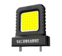 LED Work Light, Power Tool Battery Lamp, 2.78x0.83in High Brightness Illumination, Adjustable Plug In Design, Shock Resistant Housing for Mechanic Shop, Garage, Warehouse, Organization