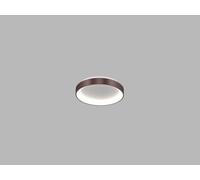LED2 1274558CSTW Plafonnier BELLA SLIM 28, CF CASAMBI TW 20 W 3000 K-4000 K marron
