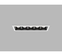 LED2 2491351 Luminaire encastré LINEAR II 5 W, 10 W, 3000 K/3500 K/4000 K, UGR, blanc