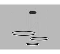 LED2 3274753CSTW Suspension CIRCLE SET 3 P-Z, B CASAMBI TW 136 W 3000 K-4000 K noir