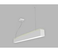 LED2 3314951CSTW Suspension LINO II 120 P/N-Z, dans le boîtier PRISMA 32W CASAMBI TW 3CCT 3000K/3500/4000K UGR blanc