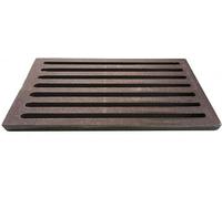 LEDA Grille de four, rectangulaire, en fonte, 14 x 24 cm