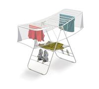 Leddy Living Sac à linge 280 x 150 cm, housse pour étendoir à linge extérieur, imperméable et respirant, protection contre la pluie, le soleil, la poussière et le smog, couvercle transparent pour