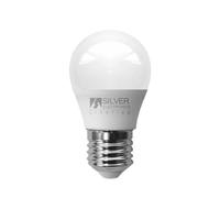 LEDECO Ampoule Sphérique Argent Electronique E27 600lm 7W 3000K