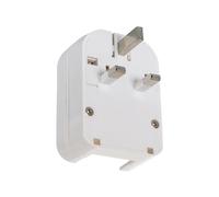 Ledkia Adaptateur prise F vers G - Blanc